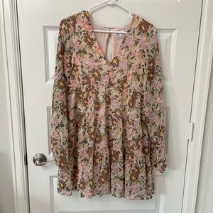 Floral Long Sleeve Dress